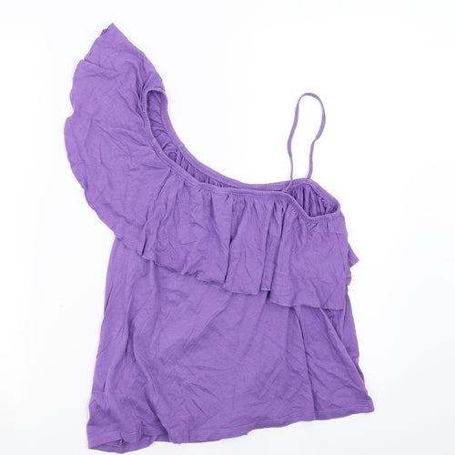 New Look Womens Purple   Basic Blouse Size 14