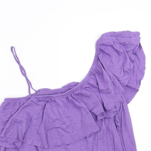 New Look Womens Purple   Basic Blouse Size 14