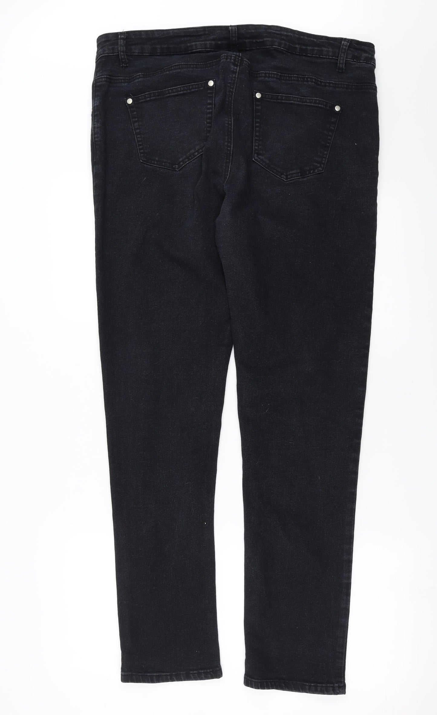 Onfire Womens Black  Denim Skinny Jeans Size 20 L31 in