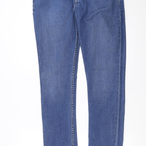Topman Mens Blue  Denim Straight Jeans Size 34 in L34 in