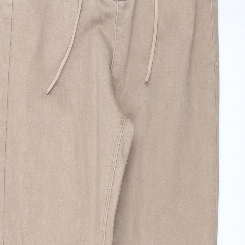 Vice Womens Beige  Denim Skinny Jeans Size 8 L28 in - lace up detail