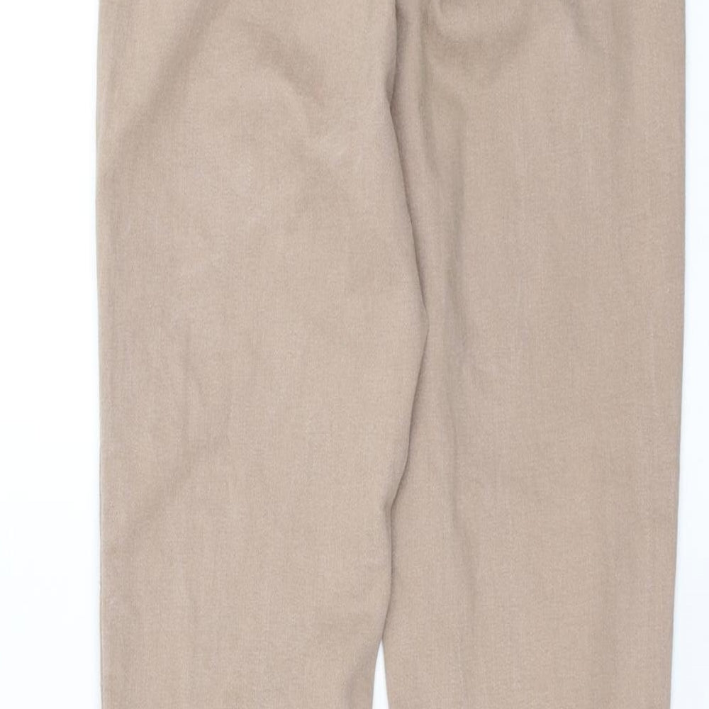 Vice Womens Beige  Denim Skinny Jeans Size 8 L28 in - lace up detail