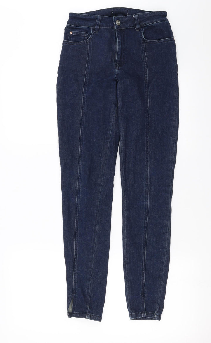 Preworn Womens Blue  Denim Skinny Jeans Size 26 in L29 in