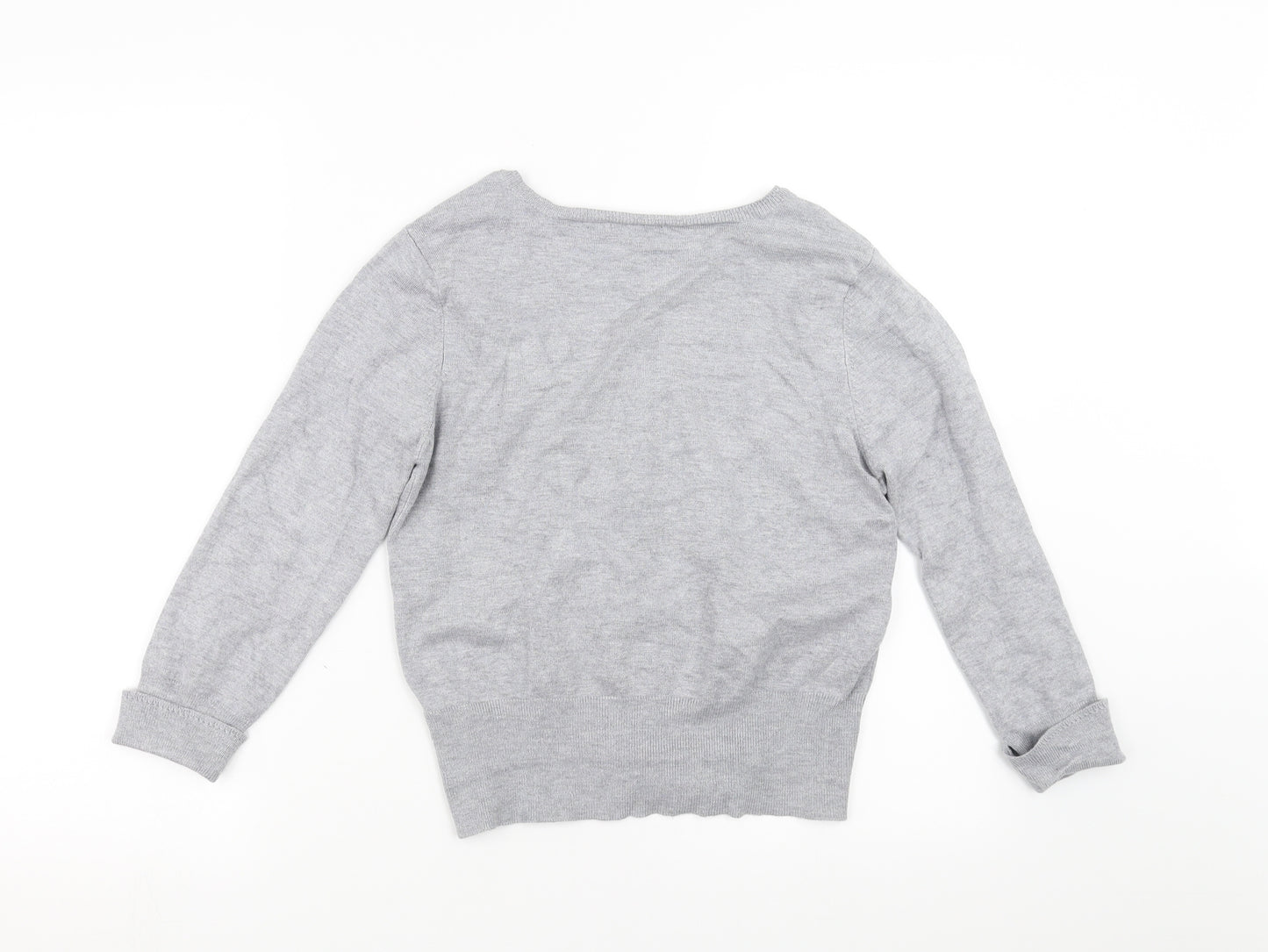 M&Co Womens Grey   Cardigan Jumper Size S