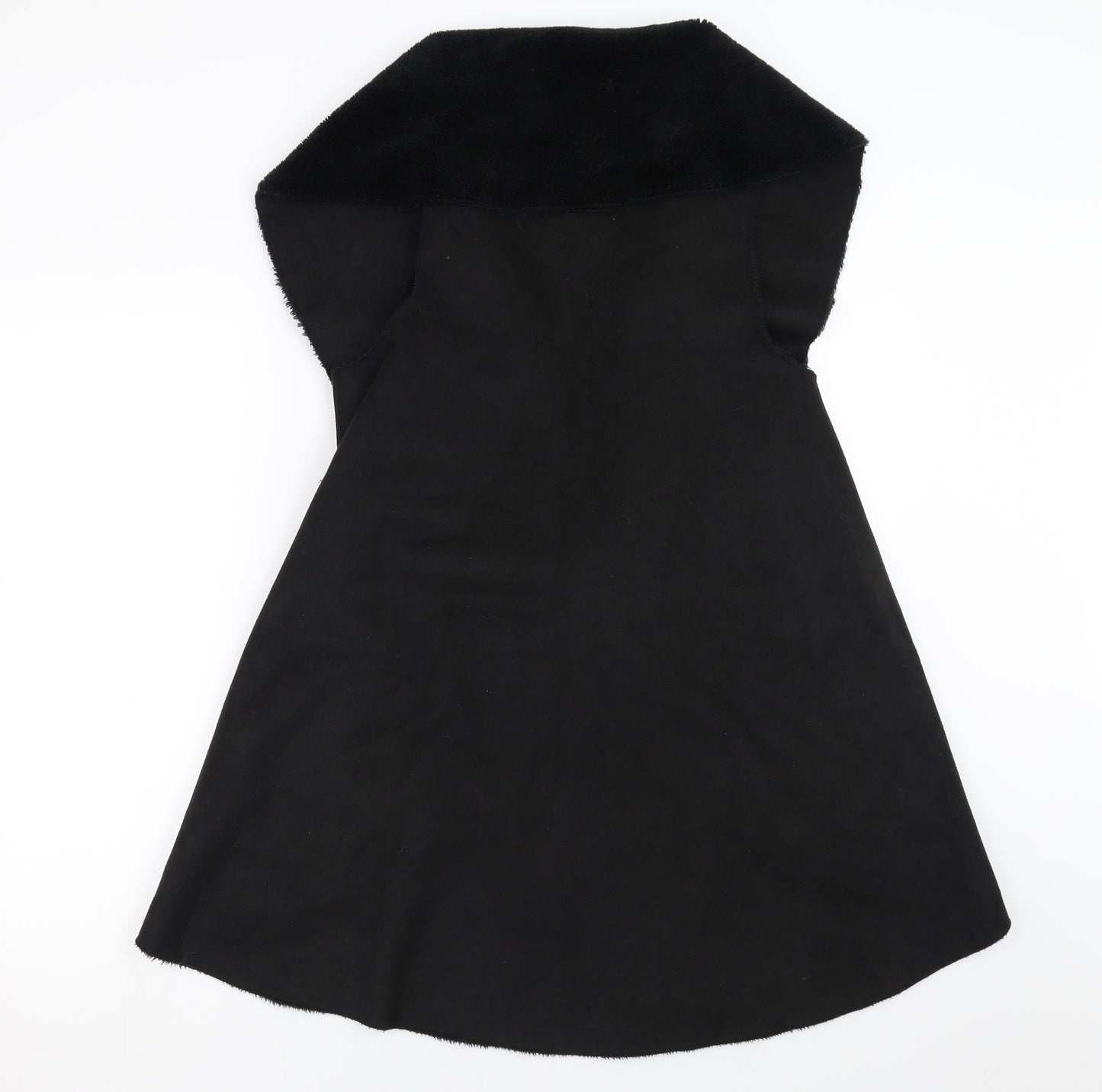 New Look Womens Black   Gilet Jacket Size S  - fleece lined