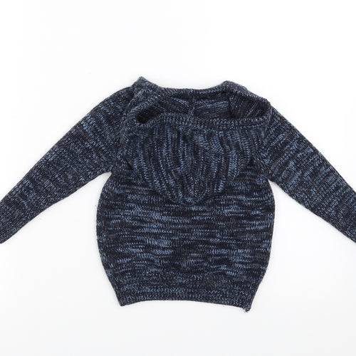 Matalan Boys Blue   Pullover Hoodie Size 4 Years