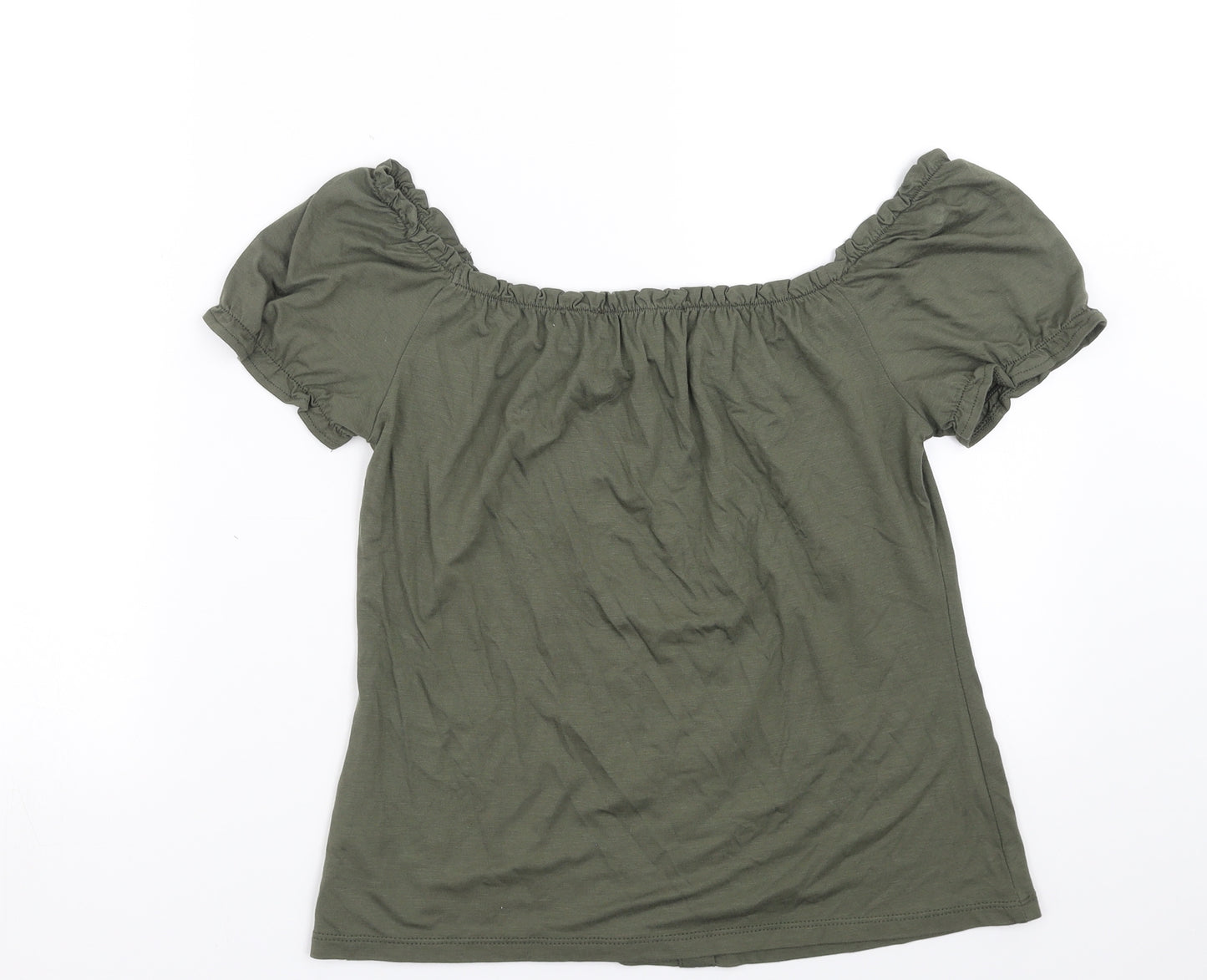 Dorothy Perkins Womens Green   Basic T-Shirt Size 10