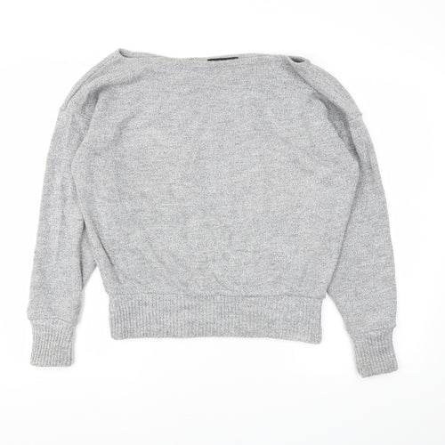 Boohoo Womens Grey   Pullover Jumper Size M