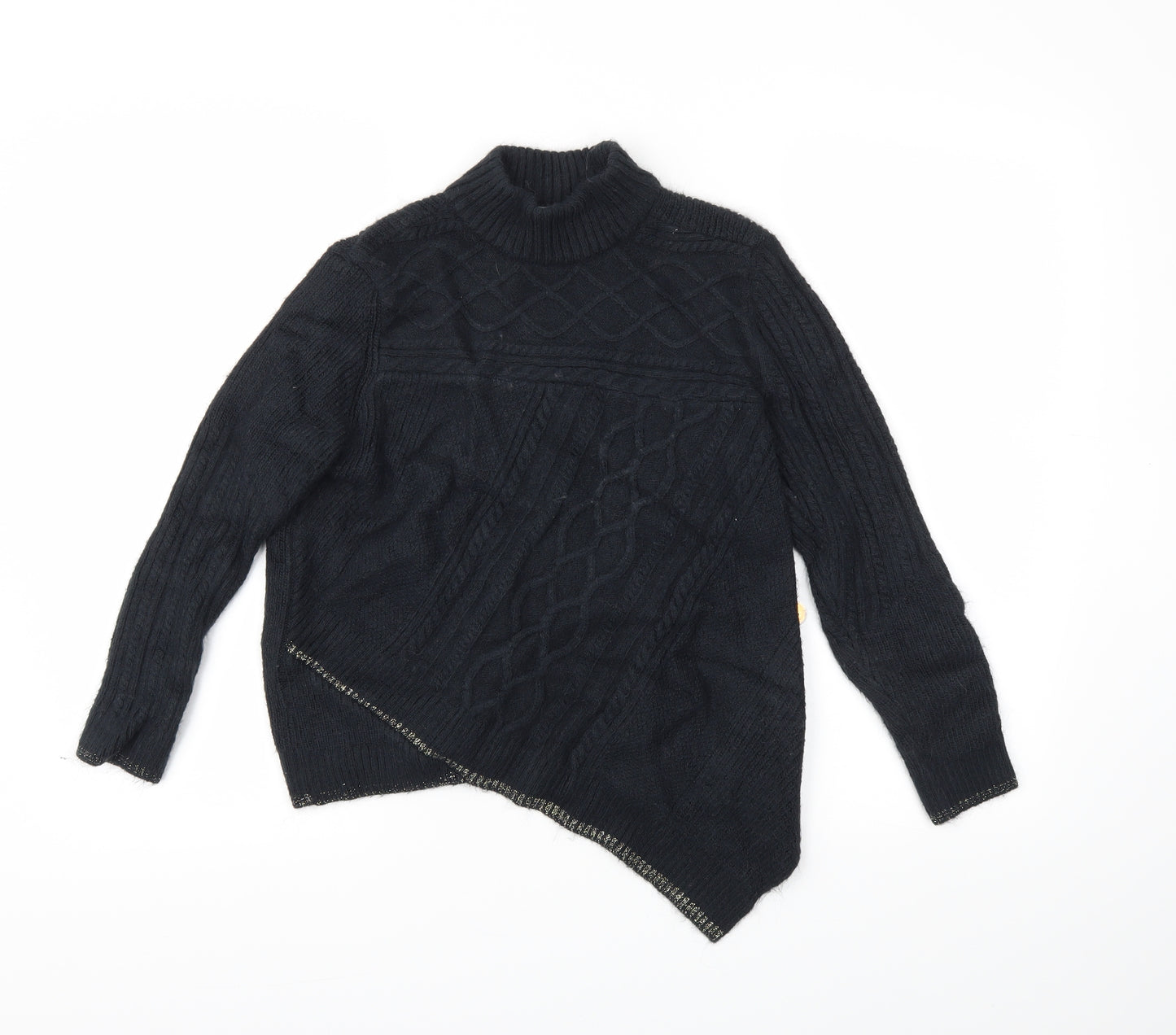 M&S Womens Black   Pullover Jumper Size 10