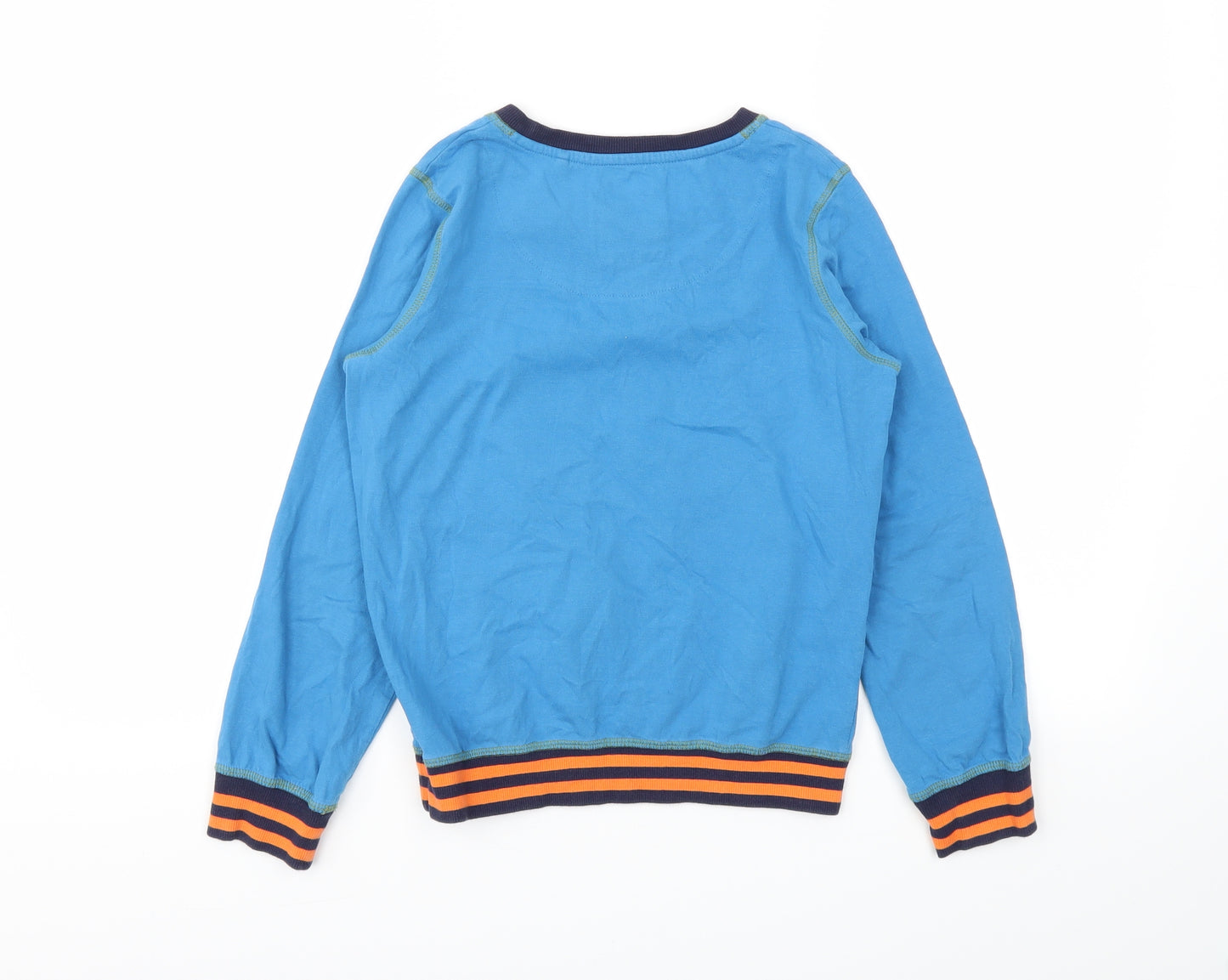 TU Boys Blue Animal Print  Basic T-Shirt Size 10-11 Years