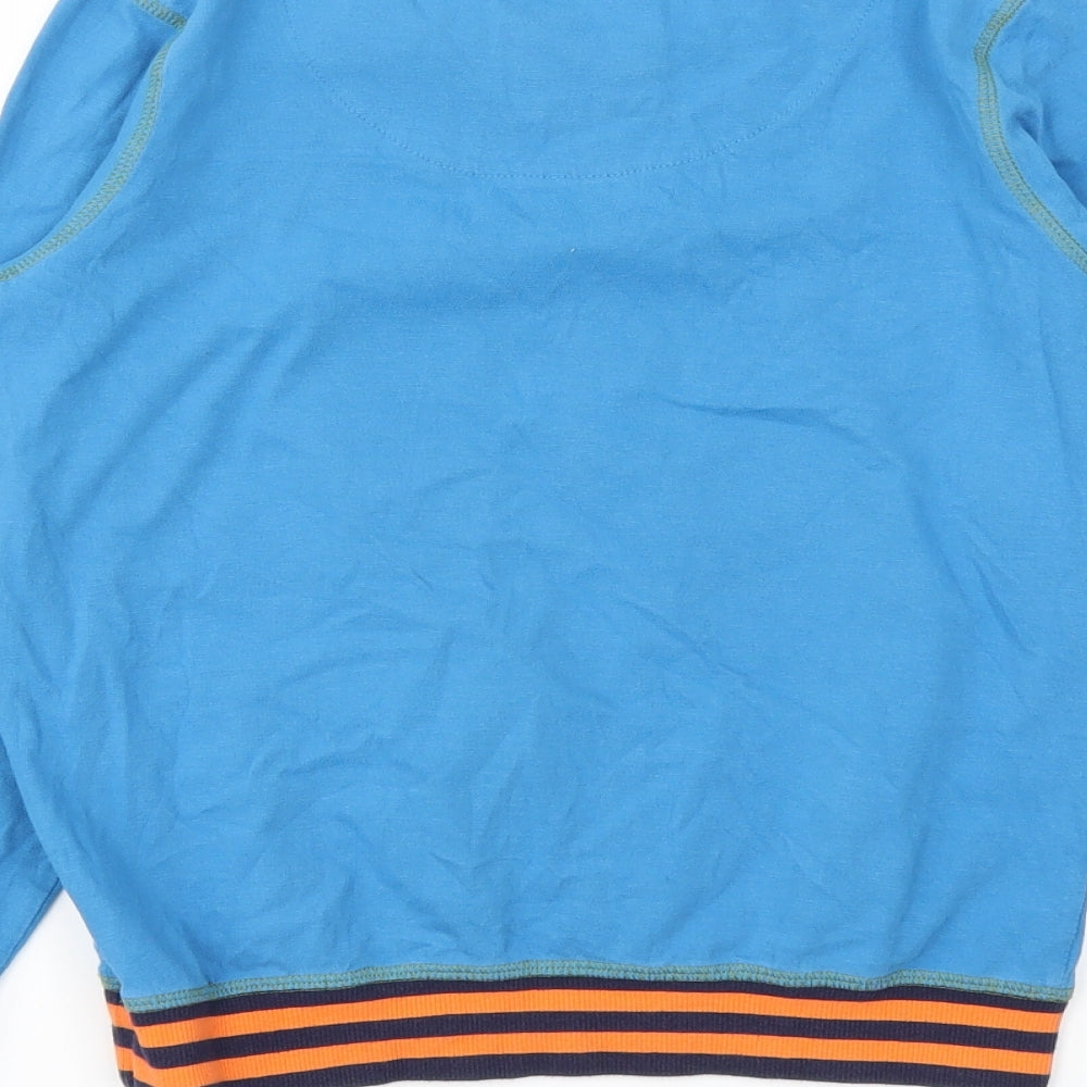 TU Boys Blue Animal Print  Basic T-Shirt Size 10-11 Years