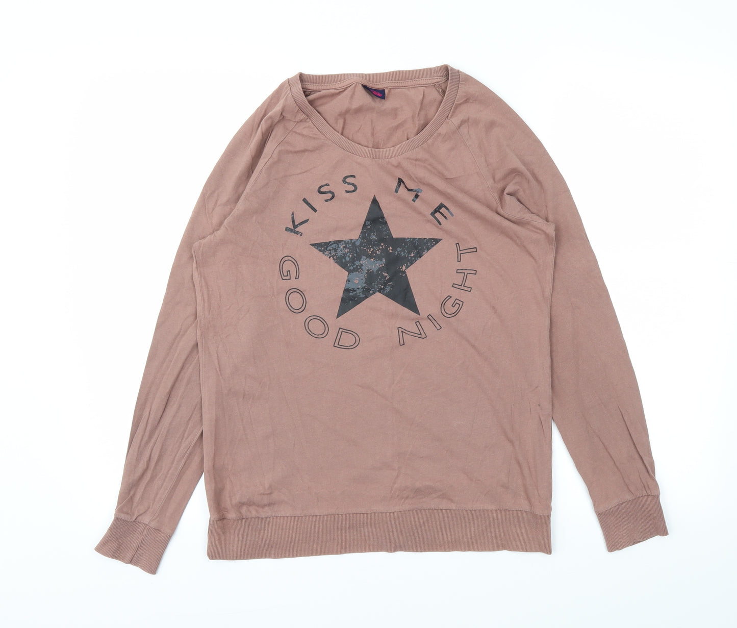 Buffalo Womens Brown   Basic T-Shirt Size S
