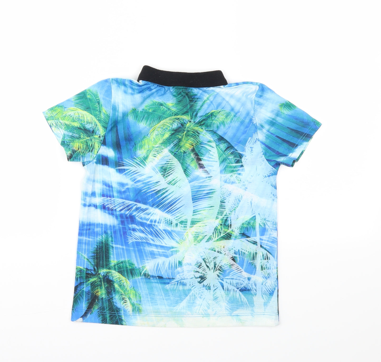 utlaws  Girls Blue   Basic T-Shirt Size 7-8 Years