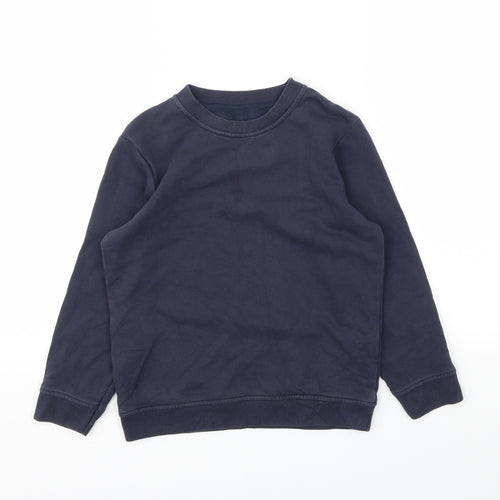 Nutmeg Boys Blue   Pullover Jumper Size 6-7 Years