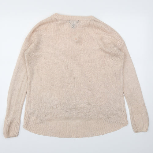 New Look Womens Pink   Pullover Jumper Size S
