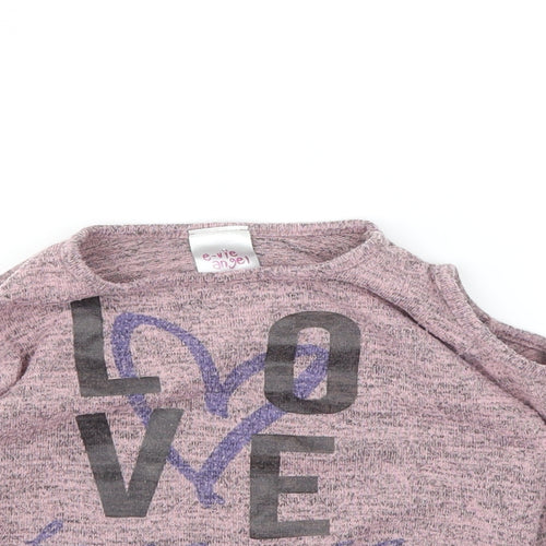 EVIE Girls Pink   Basic T-Shirt Size 3 Years