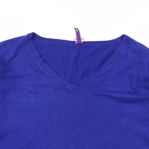 BHS Womens Blue   Basic T-Shirt Size 18