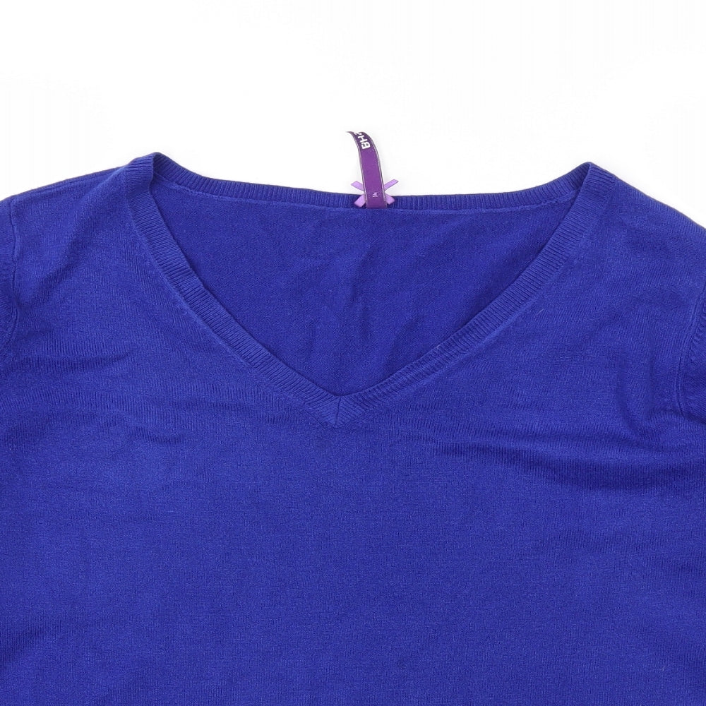 BHS Womens Blue   Basic T-Shirt Size 18