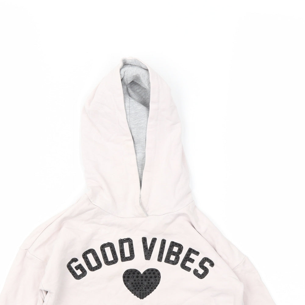 BK  Girls Orange   Pullover Hoodie Size 5-6 Years