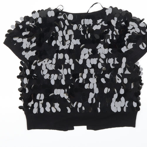 Star Womens Black   Cardigan Jumper Size 8