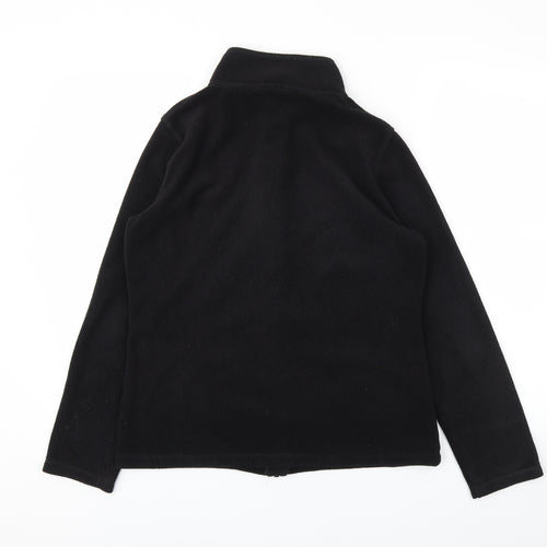 F&F Womens Black   Full Zip Jumper Size 12