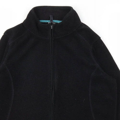 F&F Womens Black   Full Zip Jumper Size 12