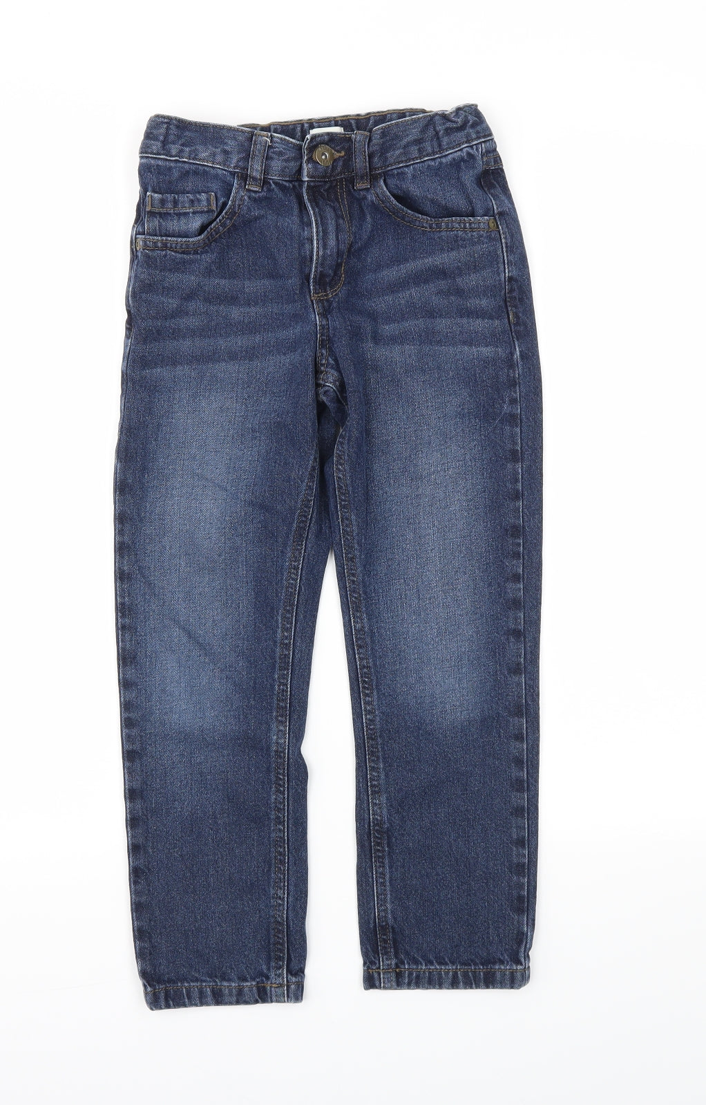 F&F Boys Black   Straight Jeans Size 7-8 Years