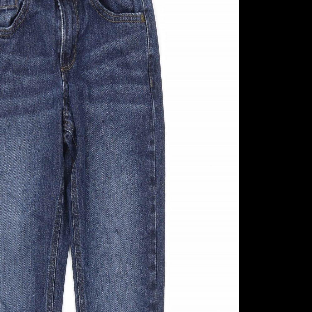 F&F Boys Black   Straight Jeans Size 7-8 Years