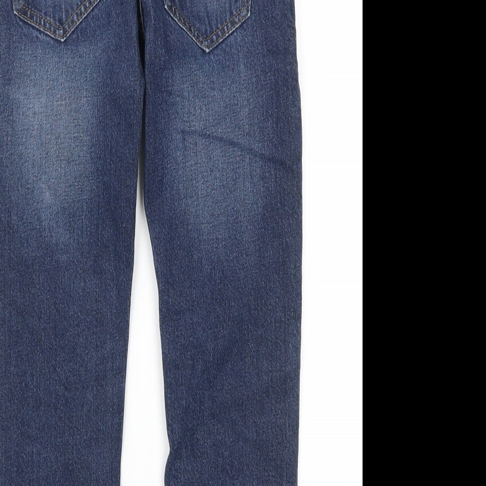 F&F Boys Black   Straight Jeans Size 7-8 Years