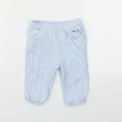 Earlydays Baby Blue   Jogger Trousers Size 3-6 Months