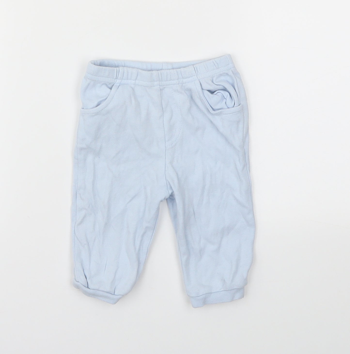 Earlydays Baby Blue   Jogger Trousers Size 3-6 Months