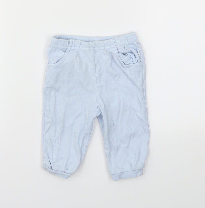 Earlydays Baby Blue   Jogger Trousers Size 3-6 Months