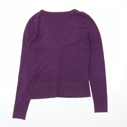 H&M Womens Purple   Cardigan Jumper Size S