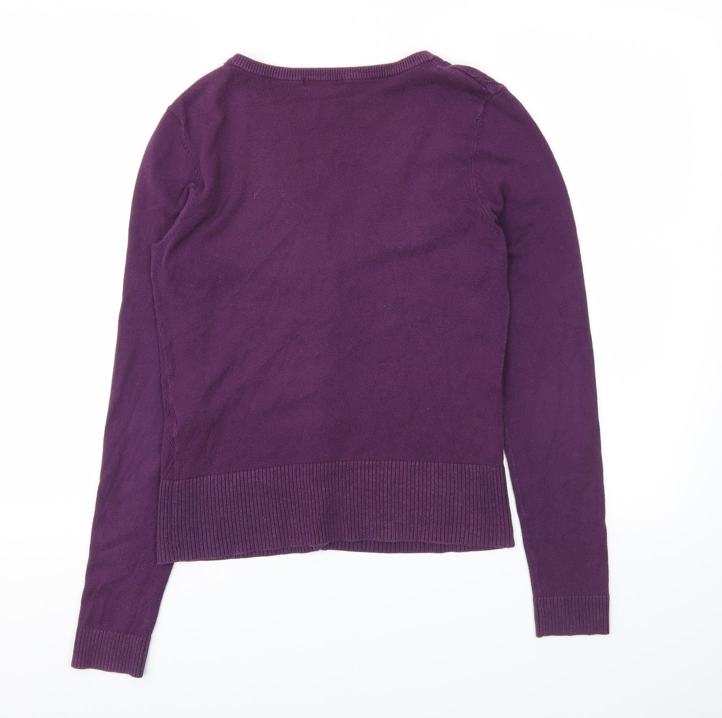 H&M Womens Purple   Cardigan Jumper Size S