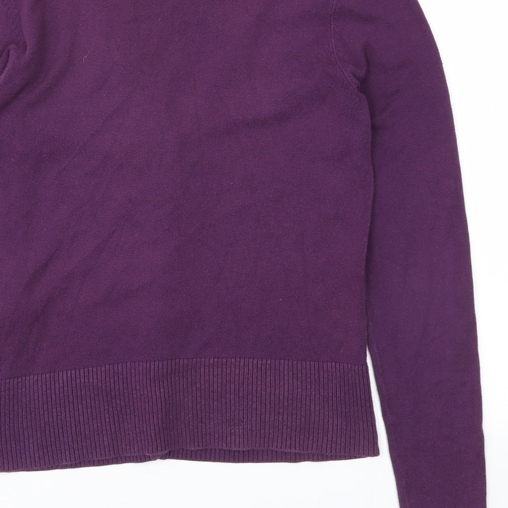 H&M Womens Purple   Cardigan Jumper Size S