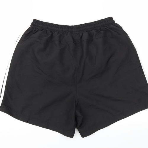 Lonsdale Mens Black   Sweat Shorts Size L - Stretch waistband