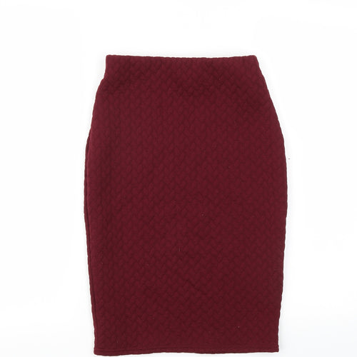 Blonde & Blonde  Womens Purple   A-Line Skirt Size 8