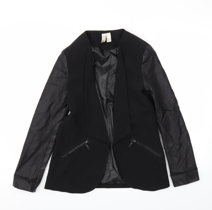 FOREVER  Womens Black   Jacket Coat Size S