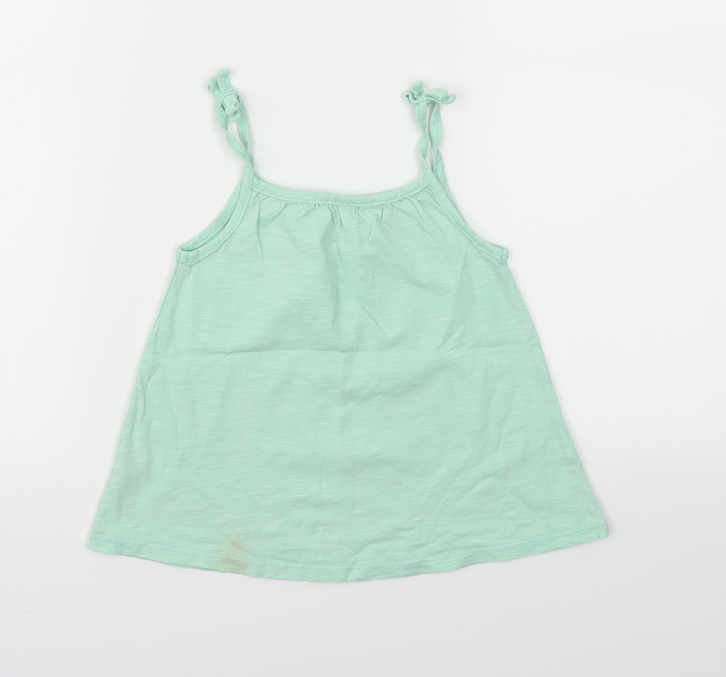 George Girls Green   Basic T-Shirt Size 3-4 Years