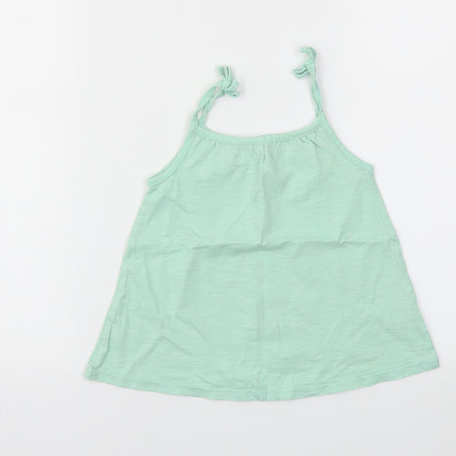 George Girls Green   Basic T-Shirt Size 3-4 Years