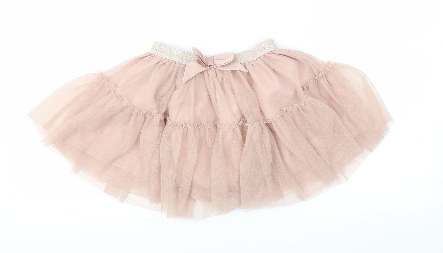 H&M Girls Pink   Flare Skirt Size 5-6 Years