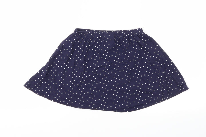 Topolino Girls Blue Polka Dot Flare Skirt Size 4-5 Years
