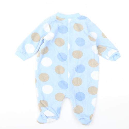 Matalan  Blue Polka Dot  Babygrow One-Piece Size 3-6 Months