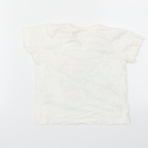Matalan Boys White   Basic T-Shirt Size 18-24 Months