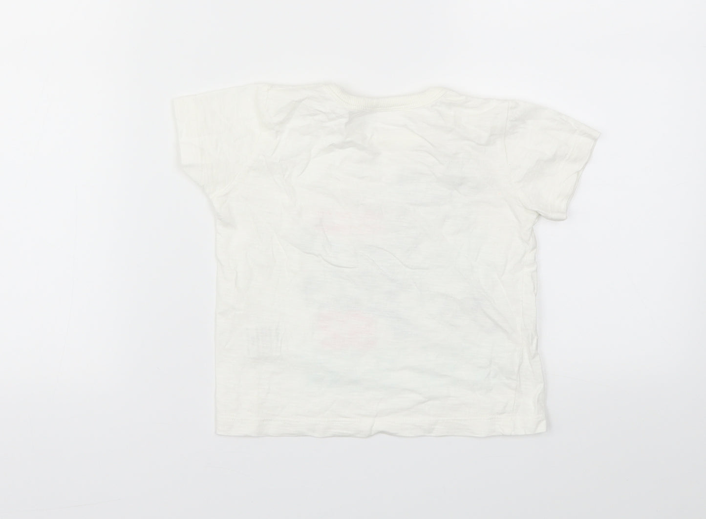 Matalan Boys White   Basic T-Shirt Size 18-24 Months