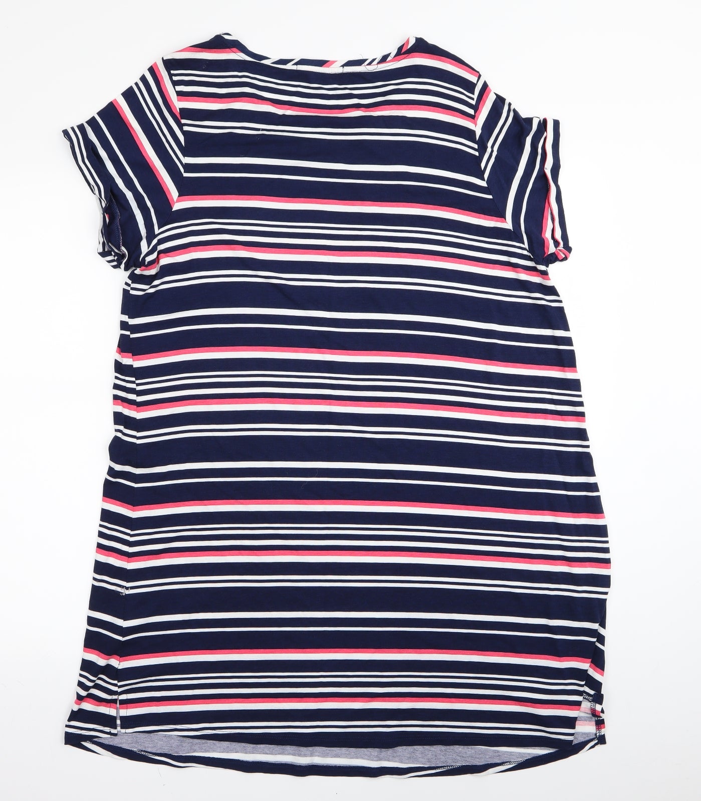 Asda George Womens Multicoloured Striped  Top Dress Size 20