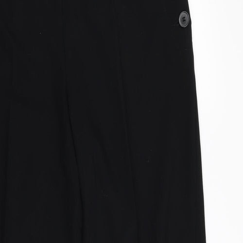 M&S Womens Black   Trousers  Size 14 L28 in