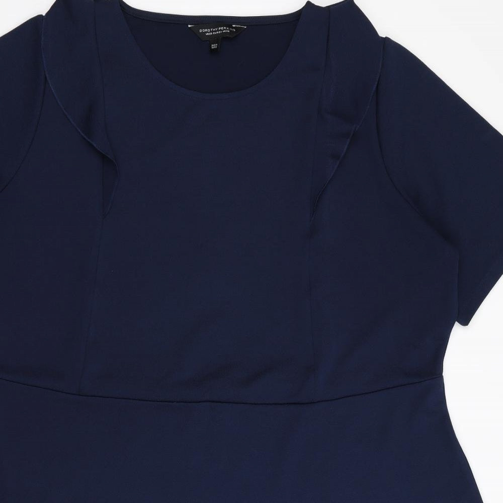 Dorothy Perkins Womens Blue   Fit & Flare  Size 26