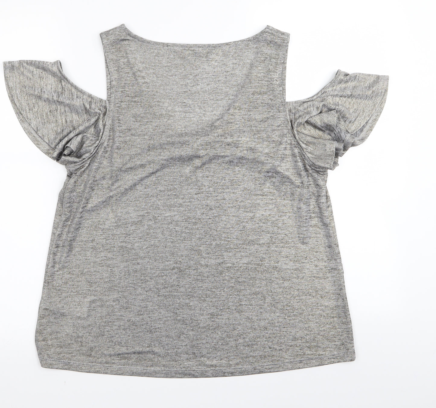 Oasis Womens Grey   Basic T-Shirt Size L