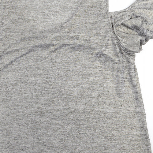 Oasis Womens Grey   Basic T-Shirt Size L